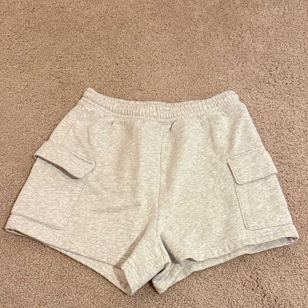 Women's Gray Casual Shorts